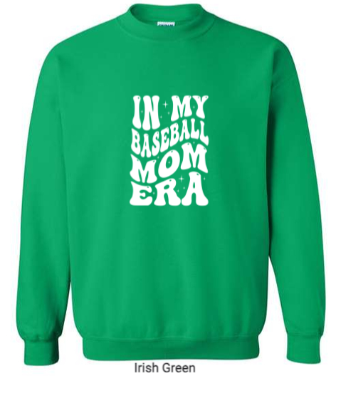 Thumbnail: Baseball Mom Era Crewneck Sweatshirt