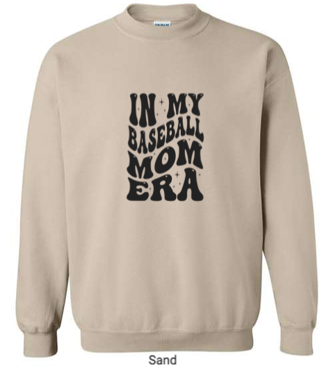 Thumbnail: Baseball Mom Era Crewneck Sweatshirt