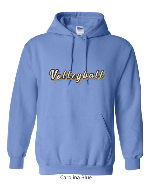 Thumbnail: Retro Lettered Volleyball Hoodie