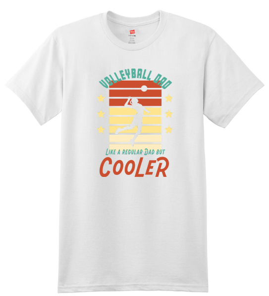 Thumbnail: Cool Volleyball Girl Dad Tee