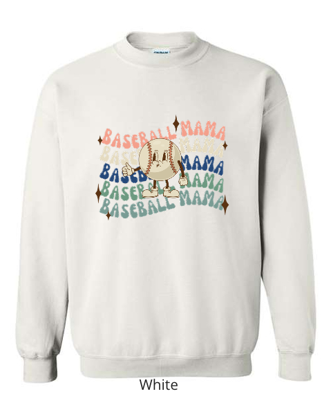 Thumbnail: Baseball Mama Crewneck Sweatshirt