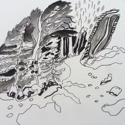 Dessin préparatoire.