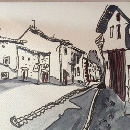 Dessin préparatoire.