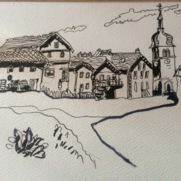 Dessin préparatoire.