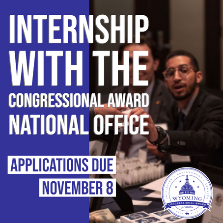 Internship with the Congressional Award National Office
