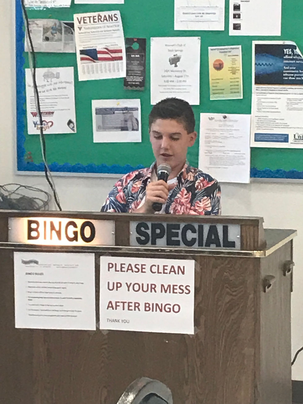 Dawson Fantin – Starts a school recycling program and helps at senior center