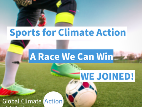 INTERNATIONAL SPORT FOR ALL FEDERATION JOINS UN SPORTS FOR CLIMATE ACTION FRAMEWORK