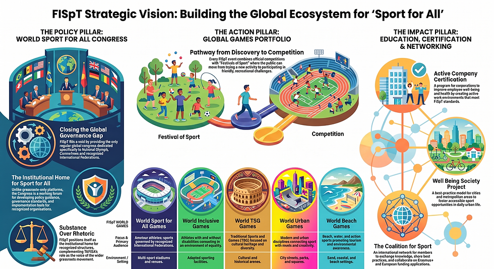 FISpT's Board Approves 2026–2028 Strategic Plan for Global Sport for All