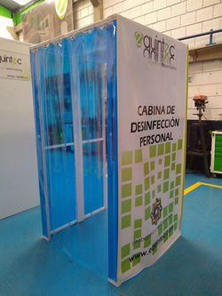 Cabinas de desinfección