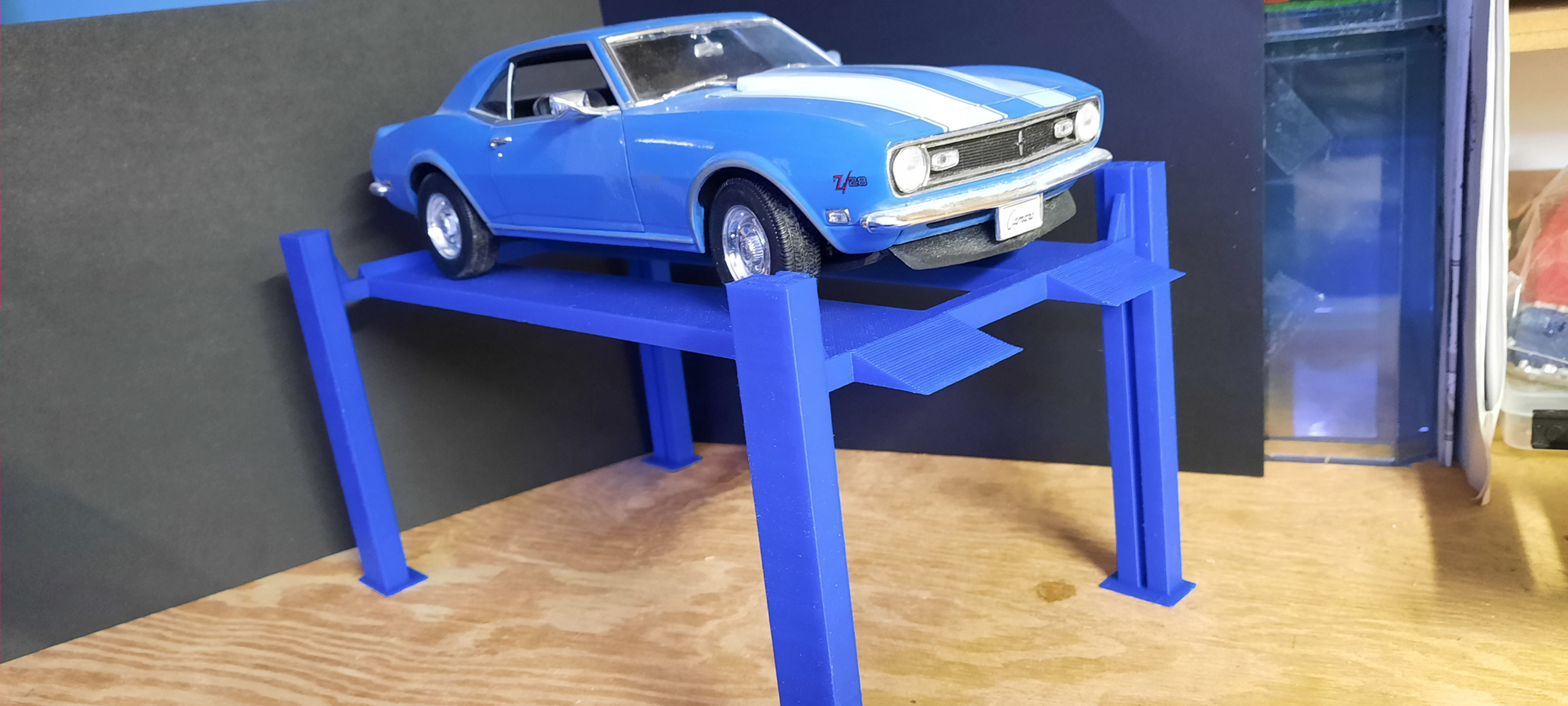 1/18 1:18 scale 4 post model car lift Diorama
