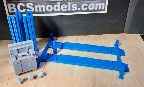 Hunter Alignment Rack & Machine model 1:24 1:25 scale model Diorama ...