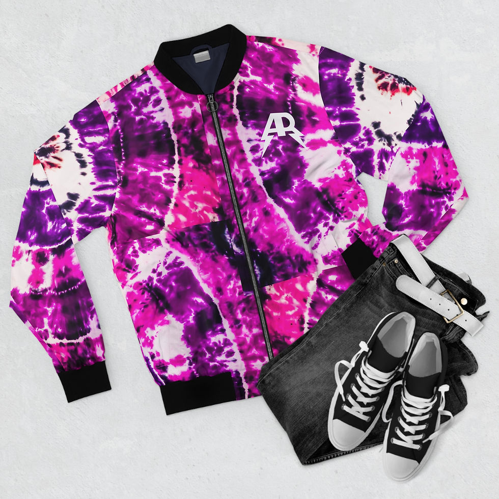 Thumbnail: Tie Dye Eye Bomber Jacket
