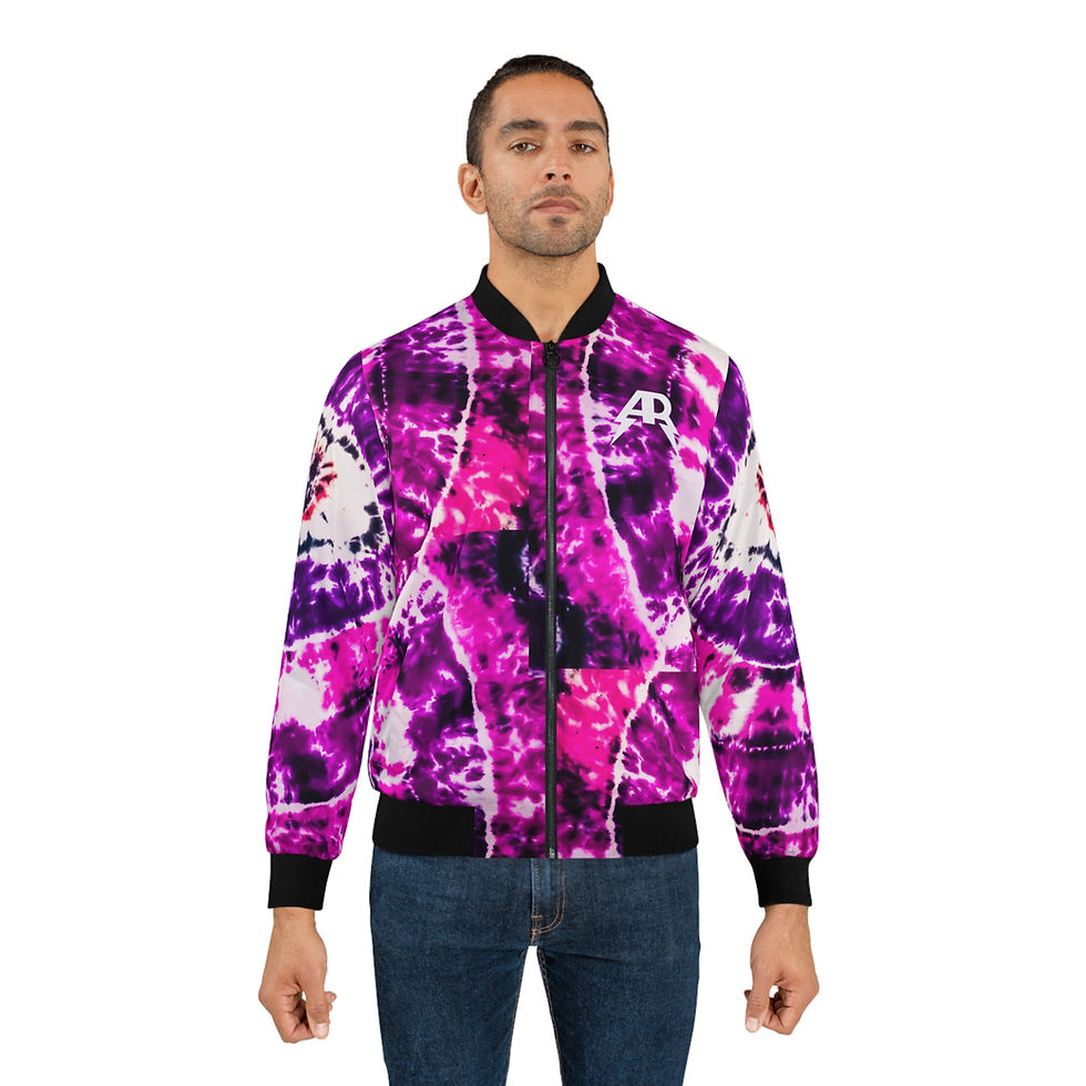 Thumbnail: Tie Dye Eye Bomber Jacket