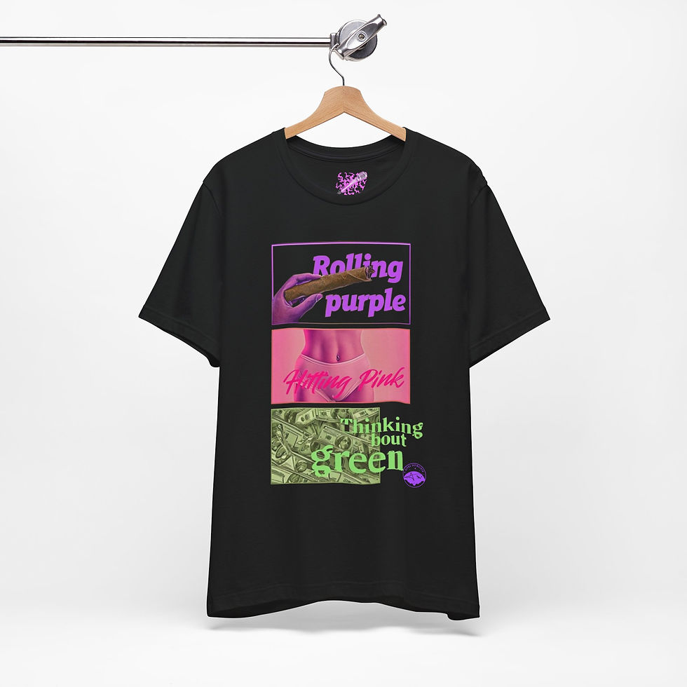 Thumbnail: Purple Pink & Green Tee (V1)