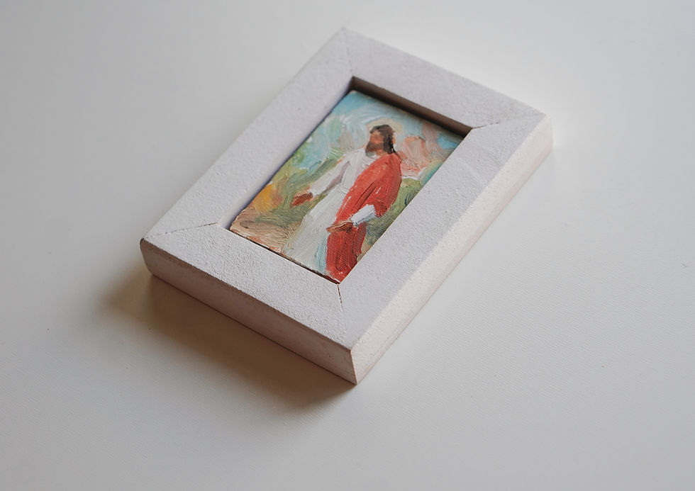 Thumbnail: White frame for mini painting