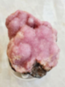 Pink Cobalt Calcite "Sorbet' Druzy Mineral Specimen (Collectors Grade)