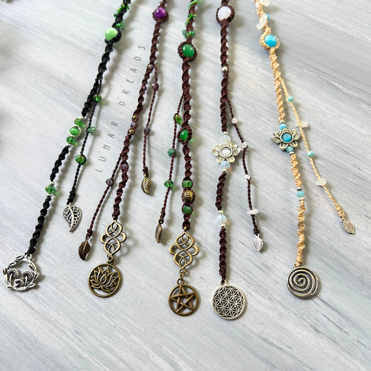 Miniatura: Hairwrap macramê M acessório de cabelo