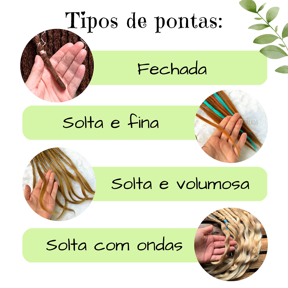 Miniatura: Dread removível crochet personalizado unitário