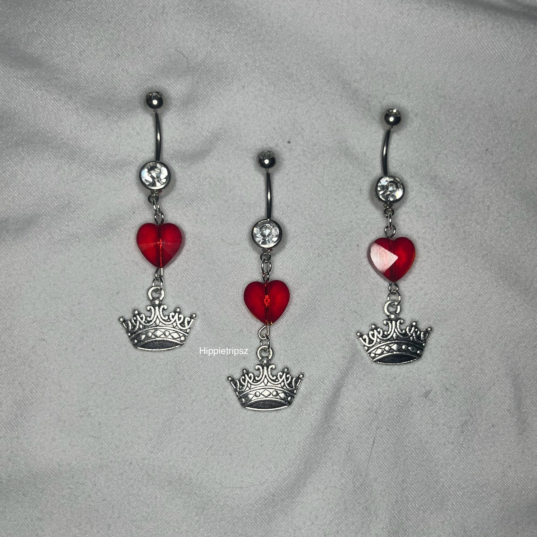 Queen of Hearts Belly Ring 