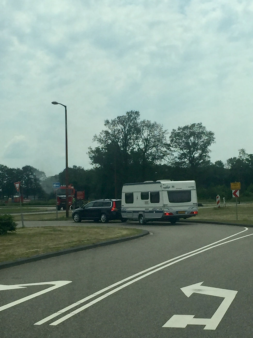 Vertrek vanaf de carpool