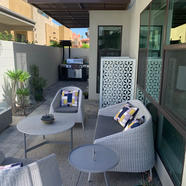 Hide HVAC Condenser in beautiful panel cabinet