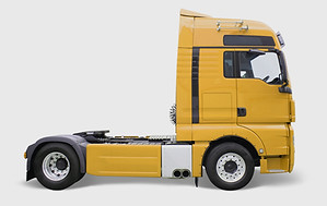 Yellow Semi Truck
