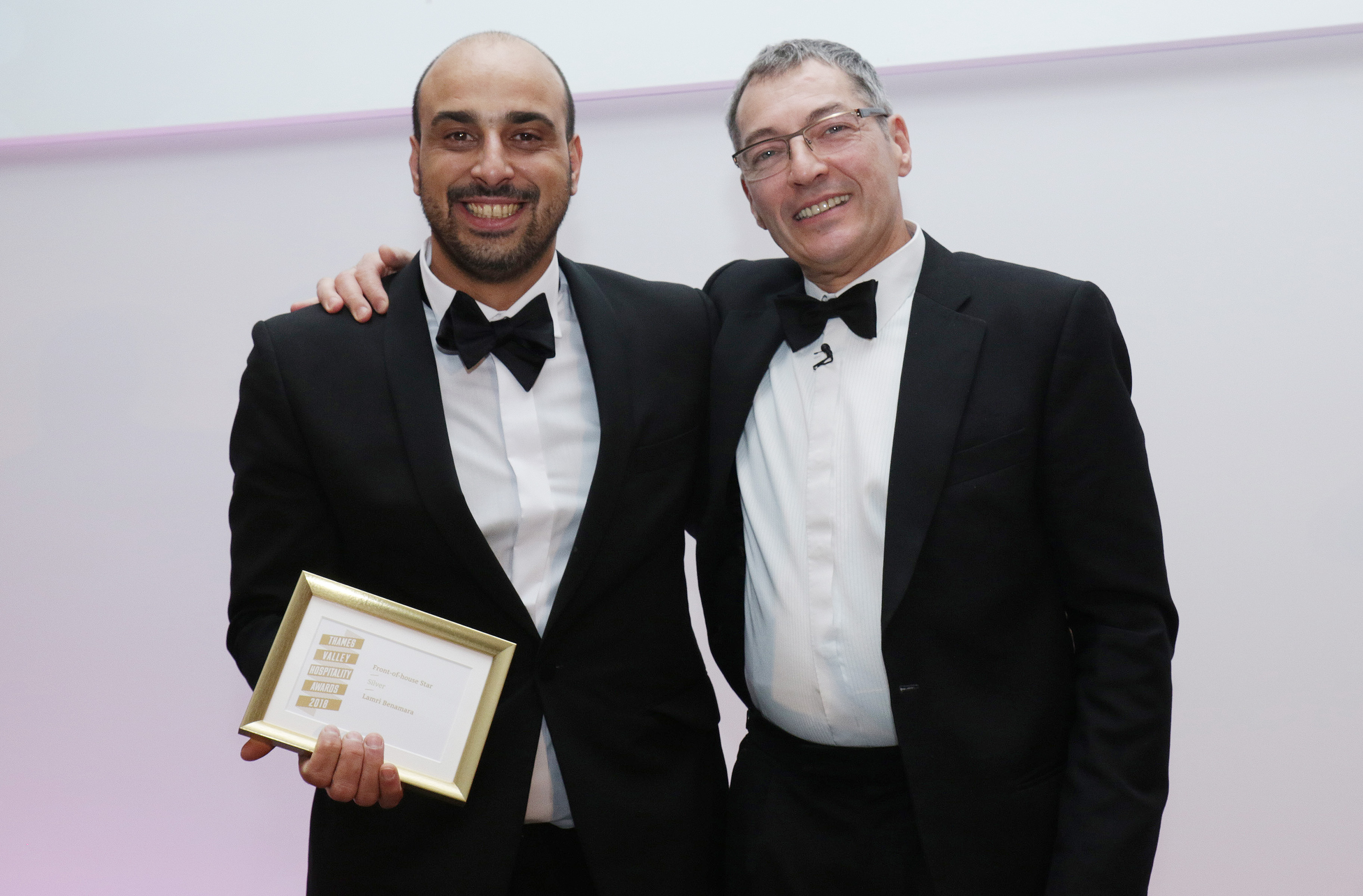 Lamri Benamara of Sanpa in wokingham picks up silver for Front-of-House star