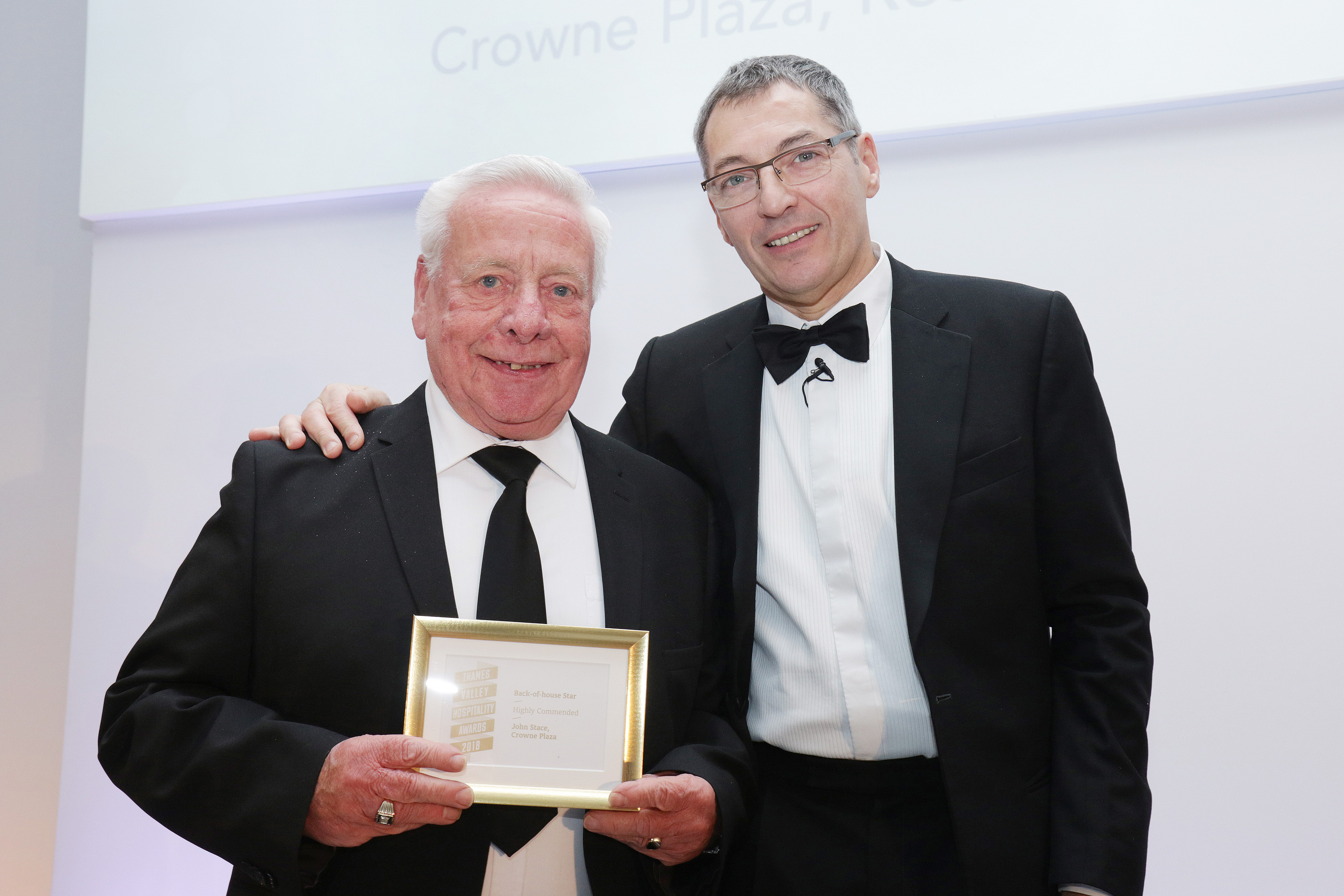 John Stace of Crowne Plaza wins bronze in Front f House star