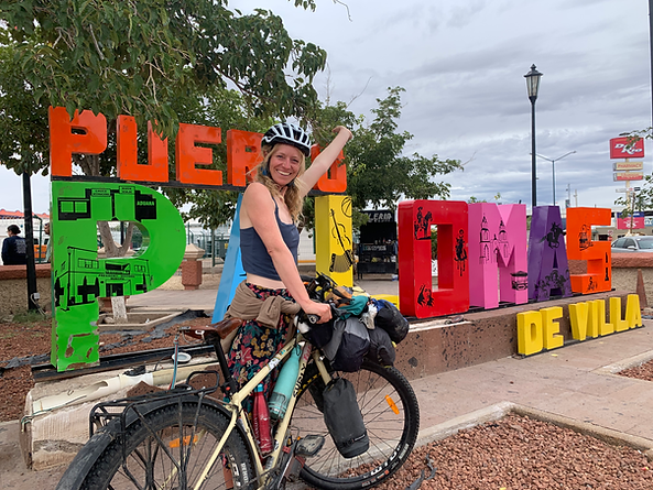 Cyclist Heather Moore cycled from Canada to Mexico
