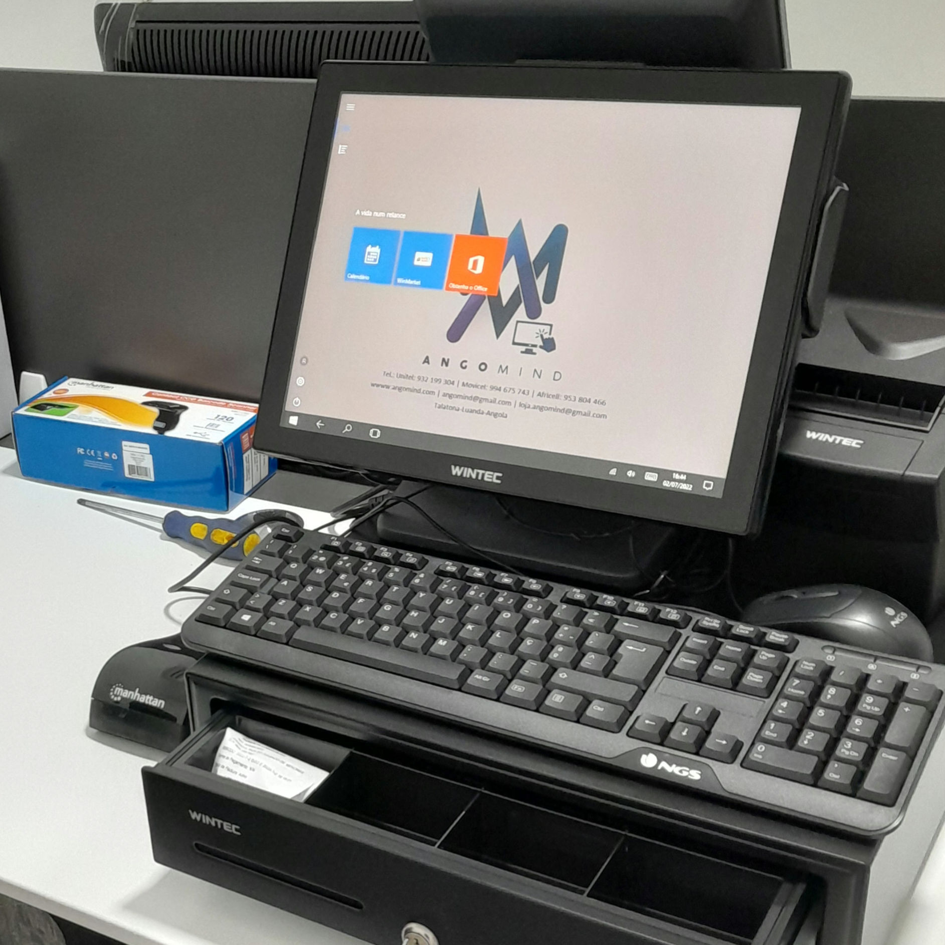 Licença Definitiva: 100.000 Kz -Software de faturação e stock. Certificado AGT