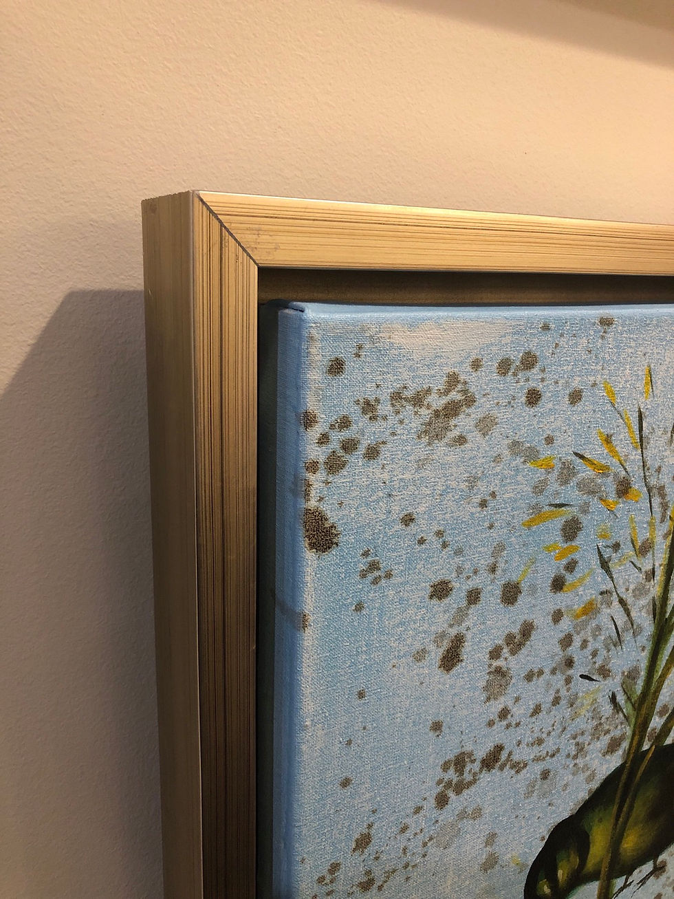 Thumbnail: Chinoiserie Songbird II Oil Canvas by Wildwood