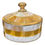 Thumbnail: Mother of Pearl & Brass Trinket Box