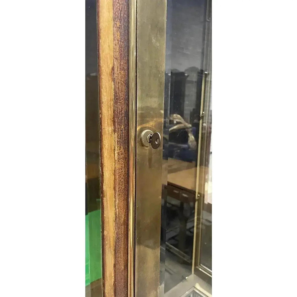 Thumbnail: Vintage Rare Brass Vitrine Display Cabinet by Mastercraft