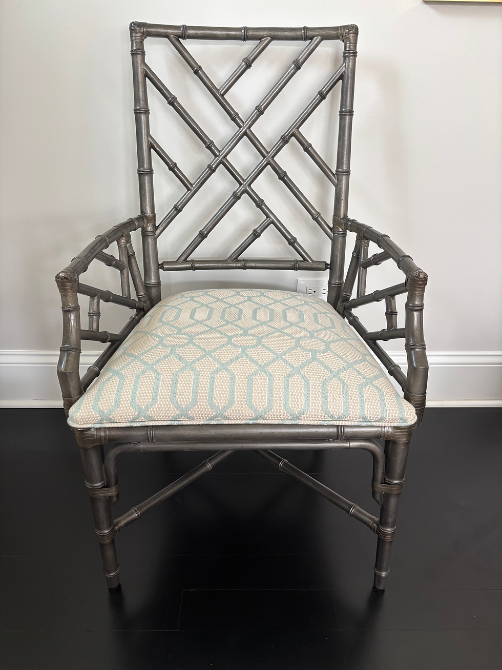 Thumbnail: Chinese Chippendale Lian Arm Chair by Ethan Allen