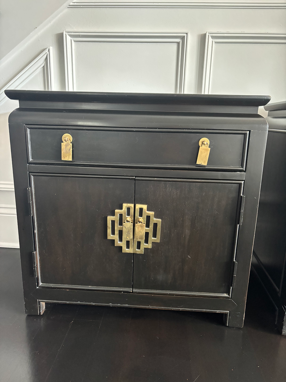 Thumbnail: 1980s Vintage Century Furniture Chin Hua Nightstands- A Pair