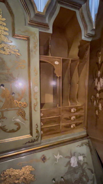 Thumbnail: Chinoiserie Secretary Desk by Trouvailles Furniture- Free Shipping