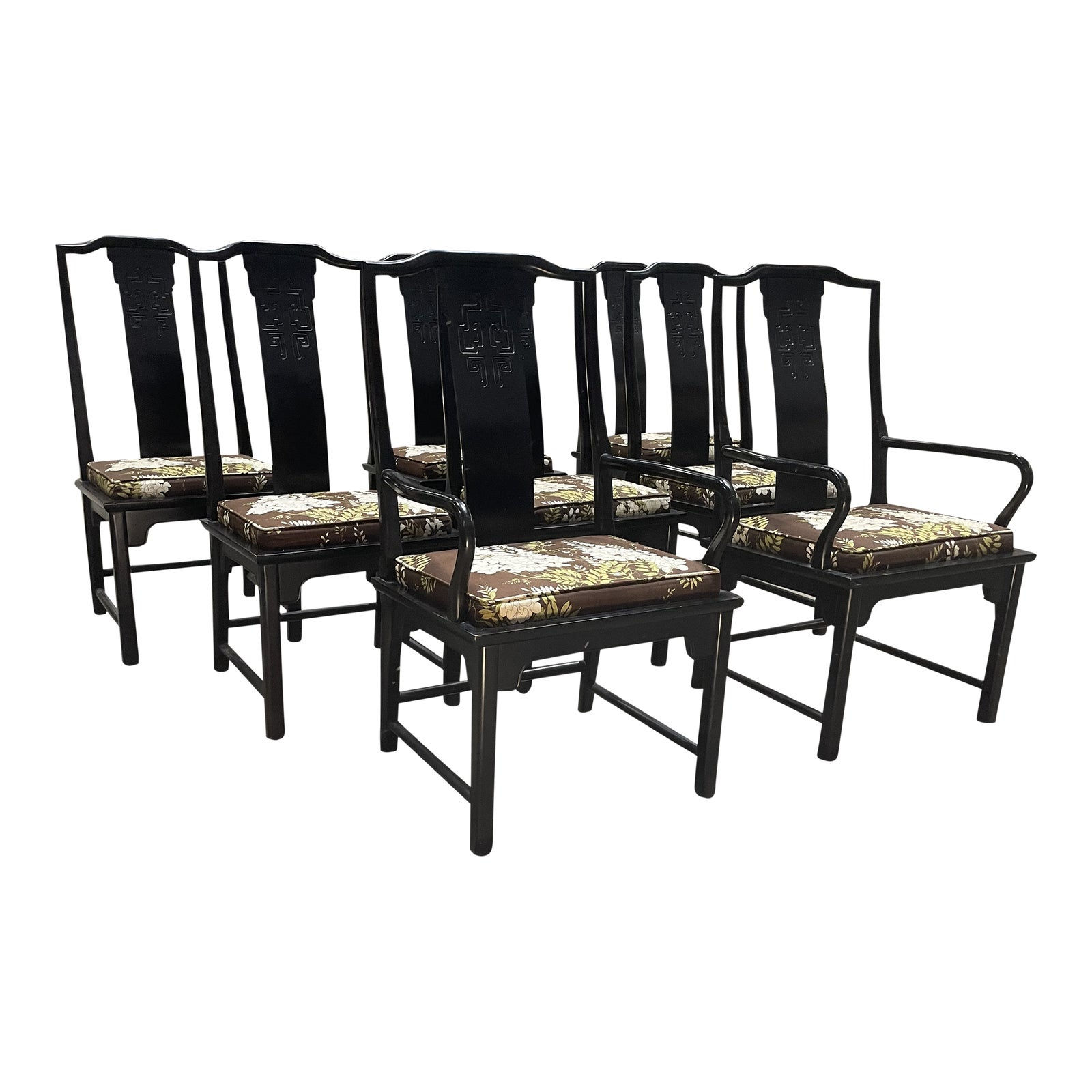 Late 20th Century Chin Hua Dining Chairs by Century Furniture- Set of 8