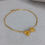 Miniatura: Pulseira Laço Tela Dourada