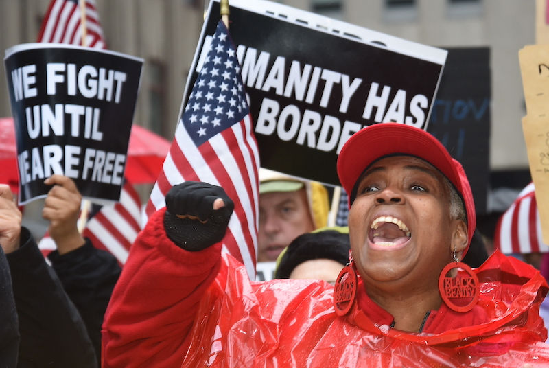 Hands Off Protest