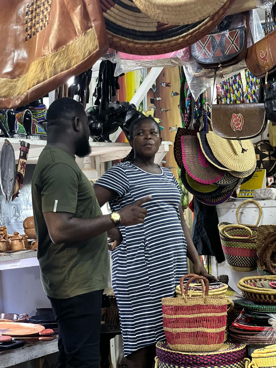 Our Managing Director shares a moment with Vida, our trusted local connect at the Arts Center