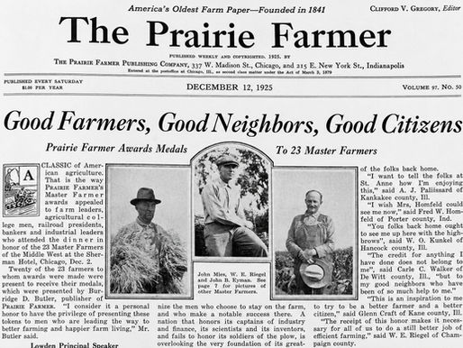 Looking Back at farmer awards
