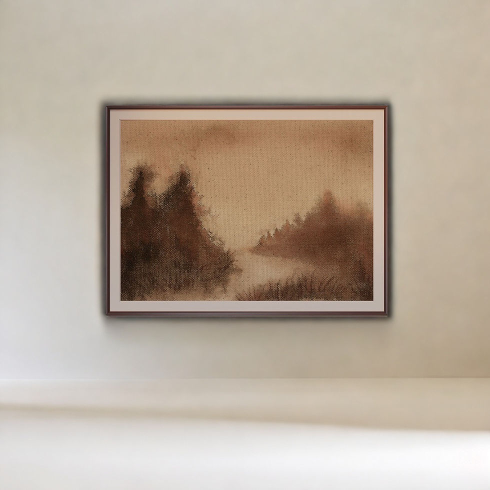 Thumbnail: "A Bend in the River" Art Print