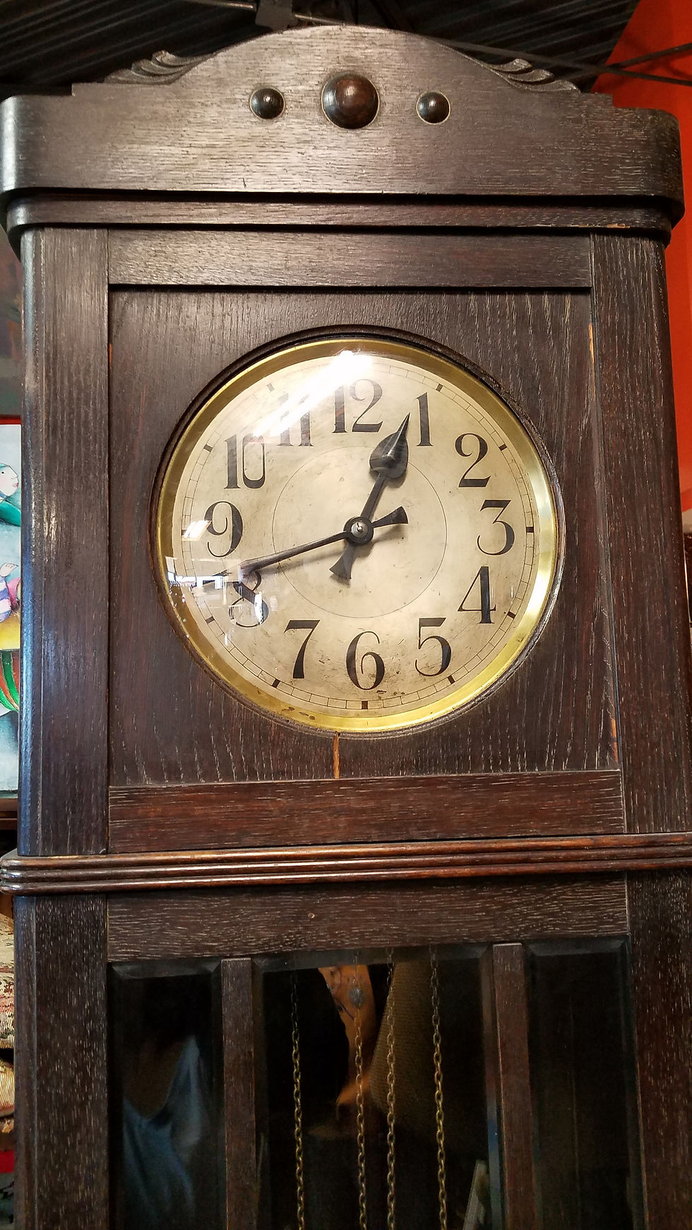 Thumbnail: Antique Grandfather clock