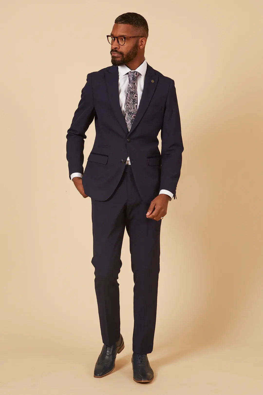 Marc Darcy - Bromley Three Piece Suit - Navy