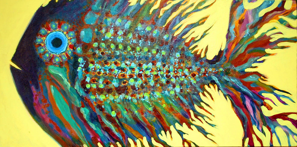 Green and Yellow Fish
