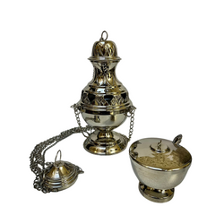 INCENSARIO LISO CON NAVETA