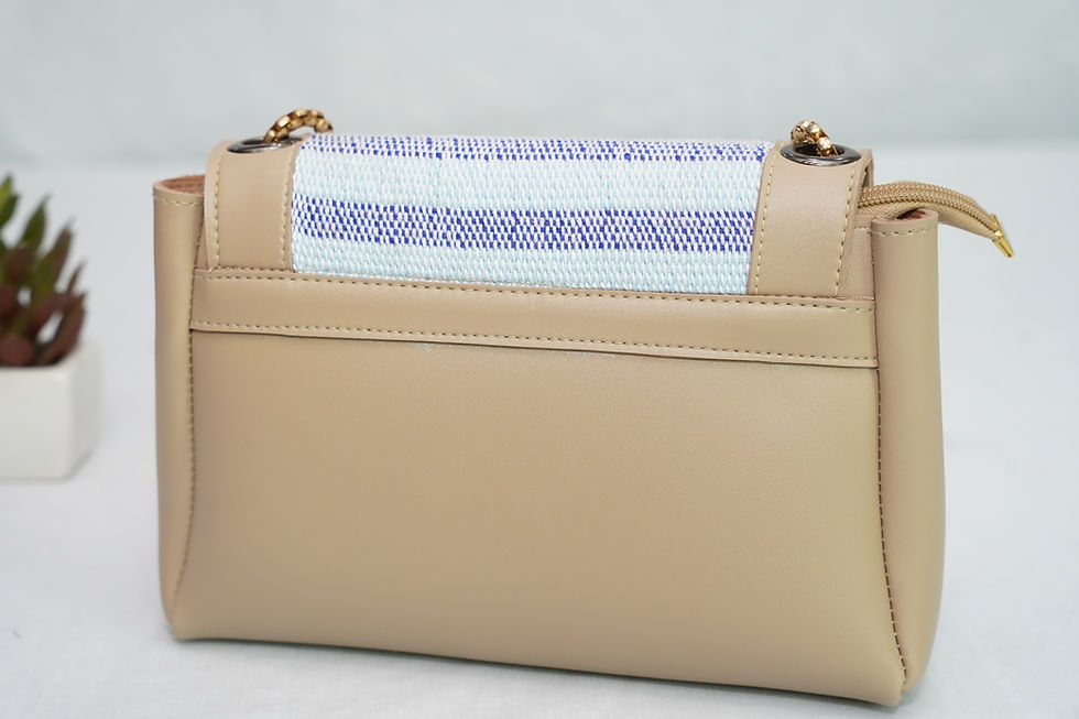 Thumbnail: Skinny Blue Handbag