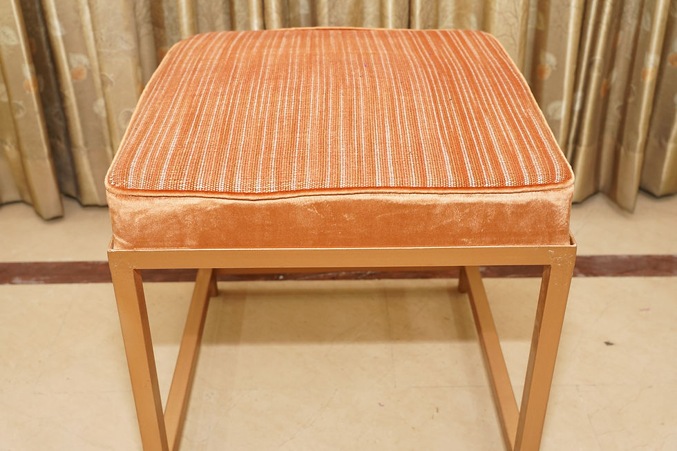 Thumbnail: Light Brown Sofa Stools