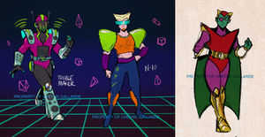 Ariana villain character designs