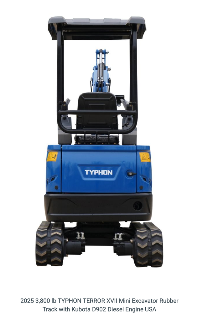 Thumbnail: 2025 New Mini Excavator Crawler EPA certified USA KUBOTA Diesel D902